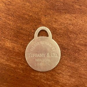 Tiffany and Co round charm